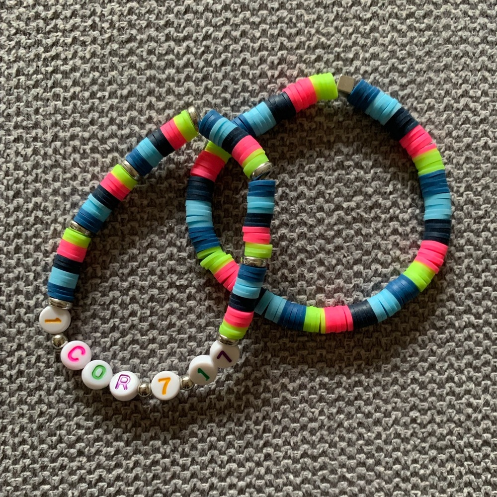 {Handmade} Colorful Scripture Bracelet Set